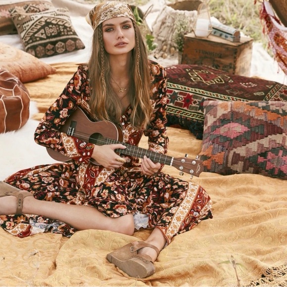 Spell & the Gypsy Lolita Gown Rust - Picture 3 of 5